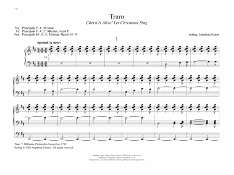Augsburg Organ Library Series 2: Easter Organ scores gallery preview page 13