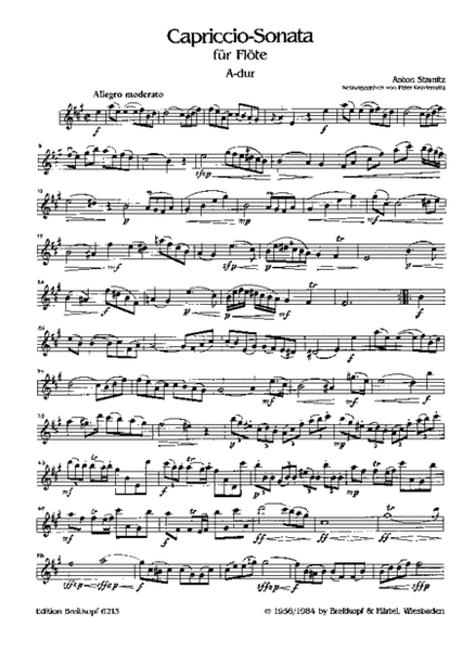 Capriccio-Sonata in A major