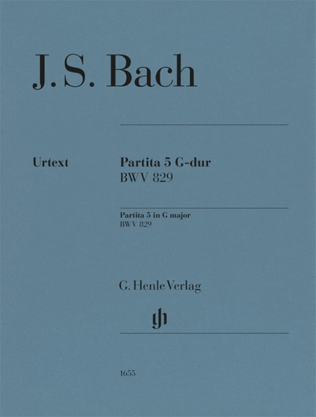 Book cover for Partita No. 5 G Major