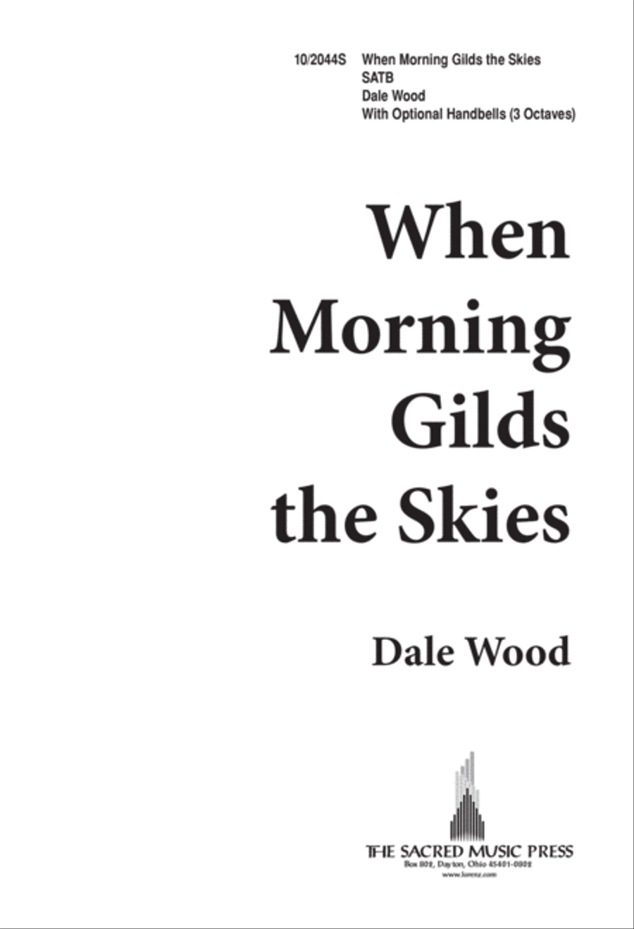 When Morning Gilds the Skies 4-Part scores gallery preview page 2