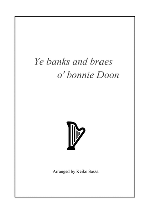 Ye banks and braes o' bonnie Doon for Celtic Harp solo