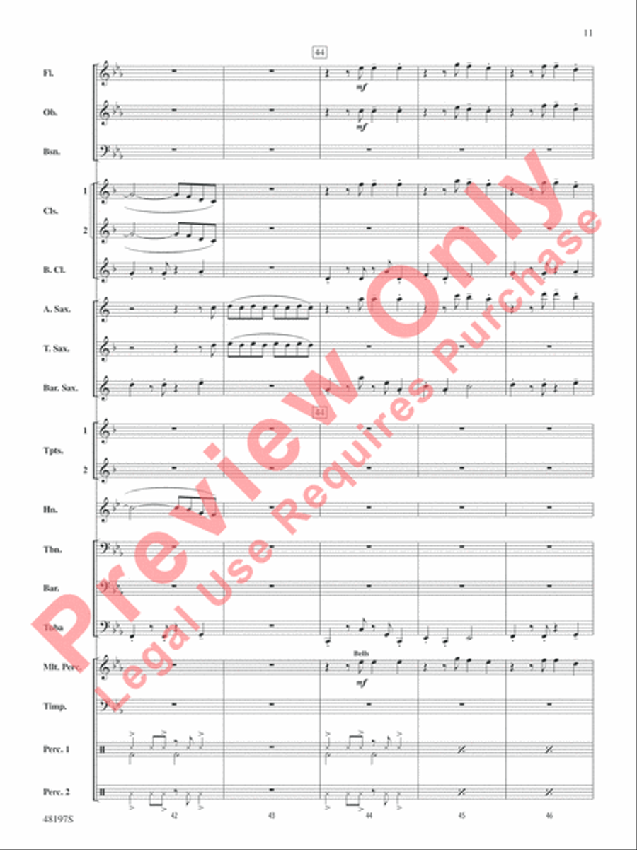 Liar Liar Concert Band scores gallery preview page 12