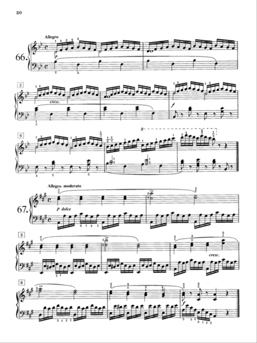 Czerny -- 125 Exercises for Passage Playing, Op. 261