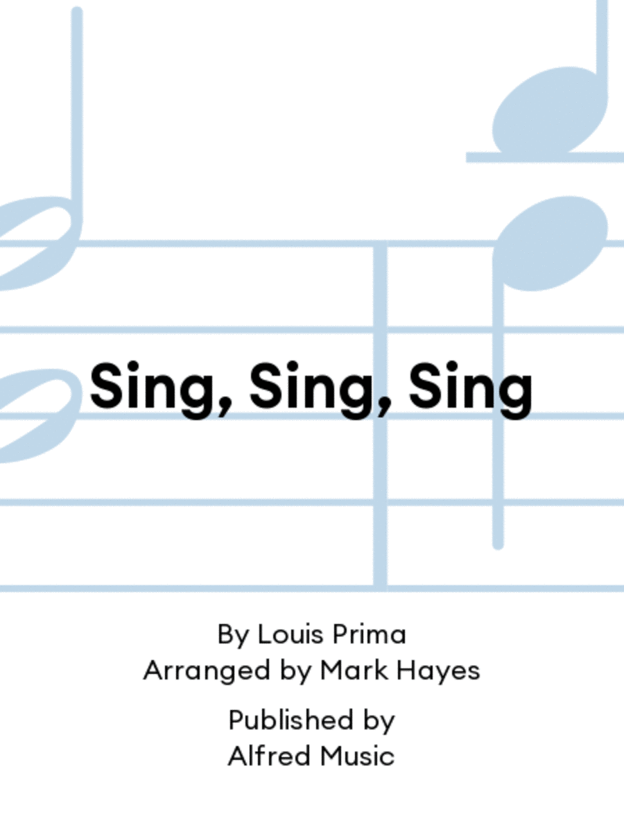Louis Prima : Sheet music books