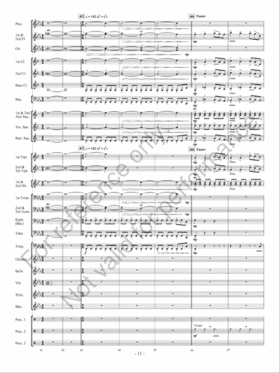 Sunscapes Sunscapes Concert Band scores gallery preview page 12