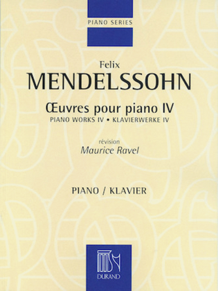 Book cover for Piano Works IV