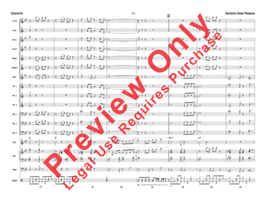 Contents Under Pressure Jazz Ensemble scores gallery preview page 6