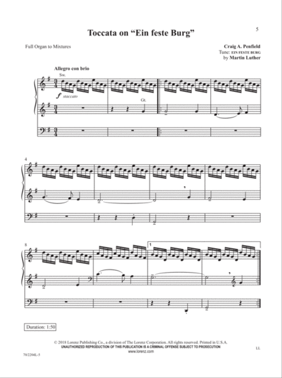 The Organist's Library, Vol 66 Organ Solo scores gallery preview page 4