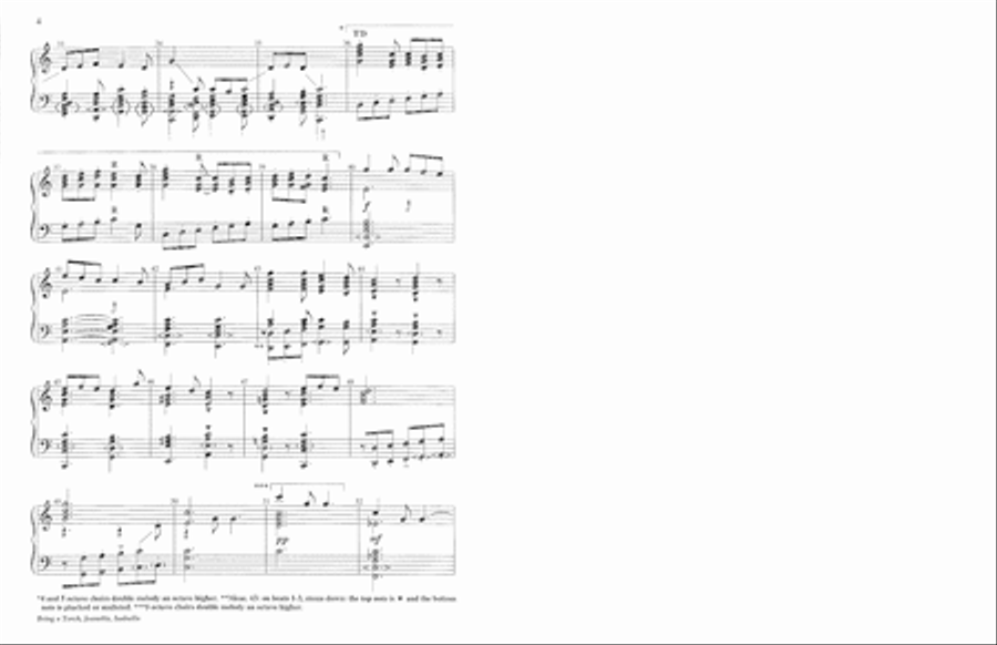 Bring a Torch, Jeanette Isabella 5-Octaves scores gallery preview page 12