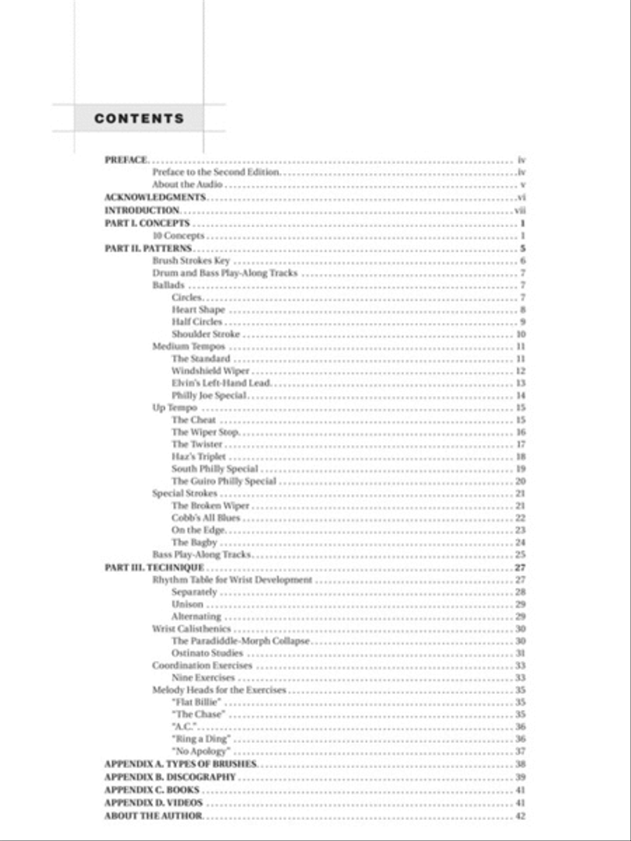 Mastering the Art of Brushes - 2nd Edition Drums scores gallery preview page 2