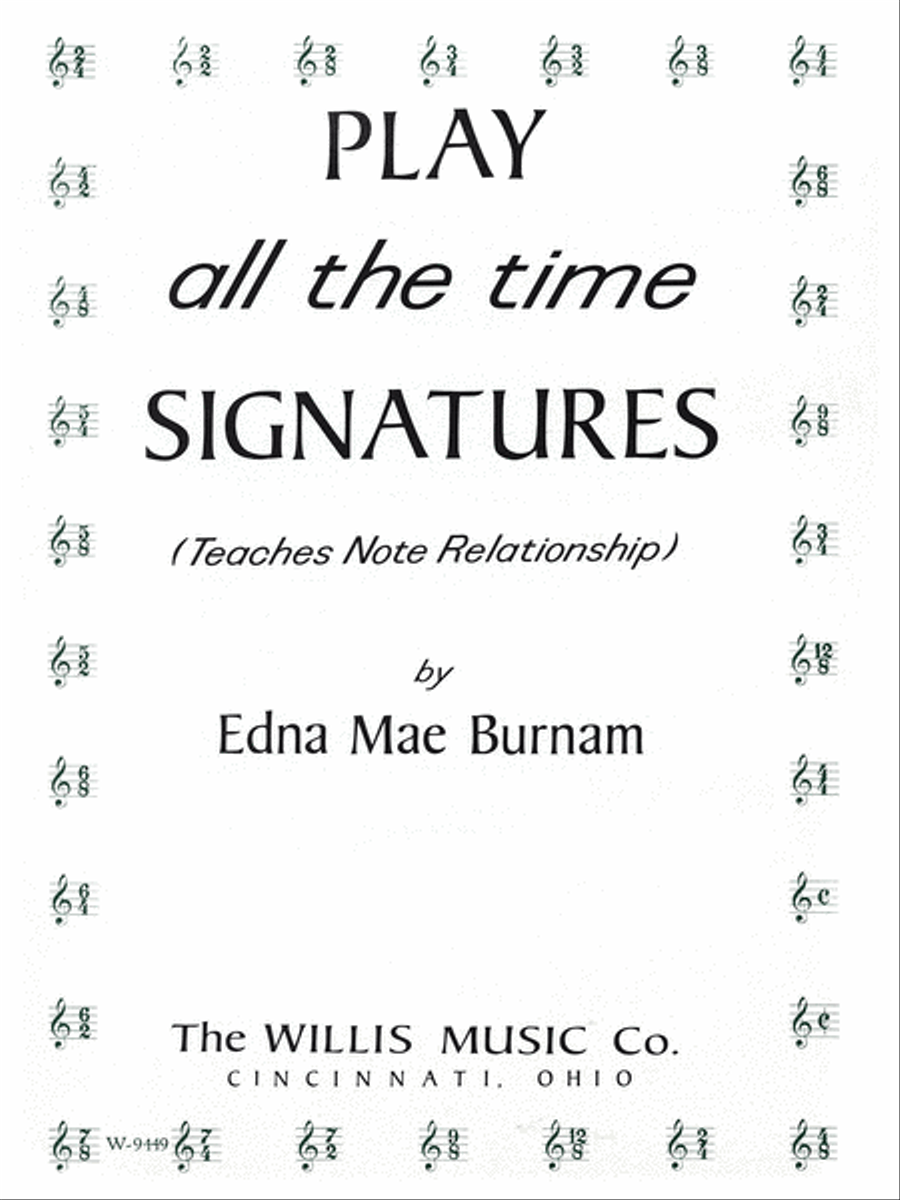 Play All the Time Signatures Easy Piano scores gallery preview page 1