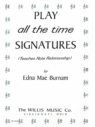Book cover for Play All the Time Signatures