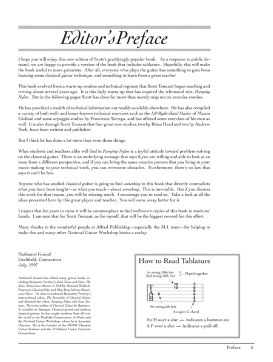 Pumping Nylon -- In TAB Acoustic Guitar scores gallery preview page 5