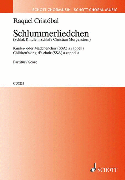 Schlummerliedchen (schlaf, Kindlein, Schlaf) Children's Or Girl's Choir Ssa, German