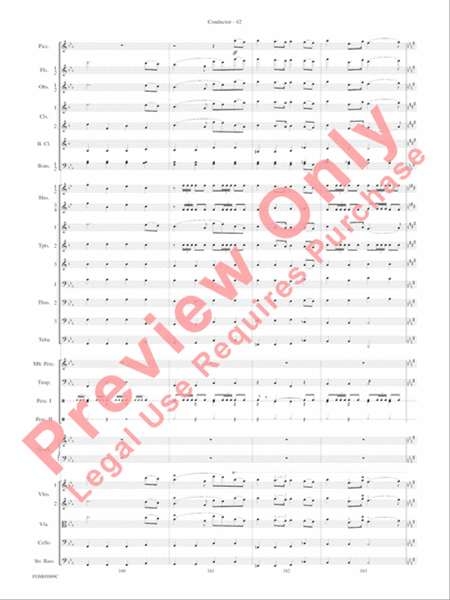 Concert Suite from Star Wars: Episode III Revenge of the Sith Full Orchestra scores gallery preview page 45
