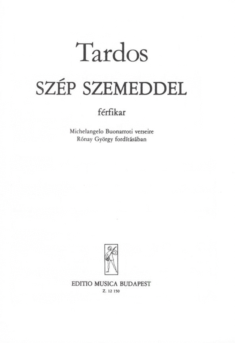 Szép szemeddel A Cappella scores gallery preview page 1