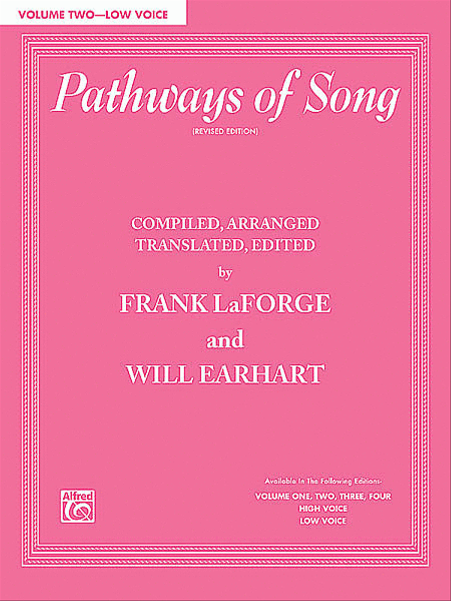 Pathways of Song, Volume 2 Medium-Low Voice scores gallery preview page 1