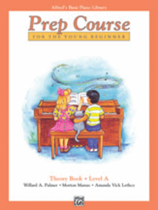 Book cover for Alfred's Basic Piano Prep Course Theory, Book A