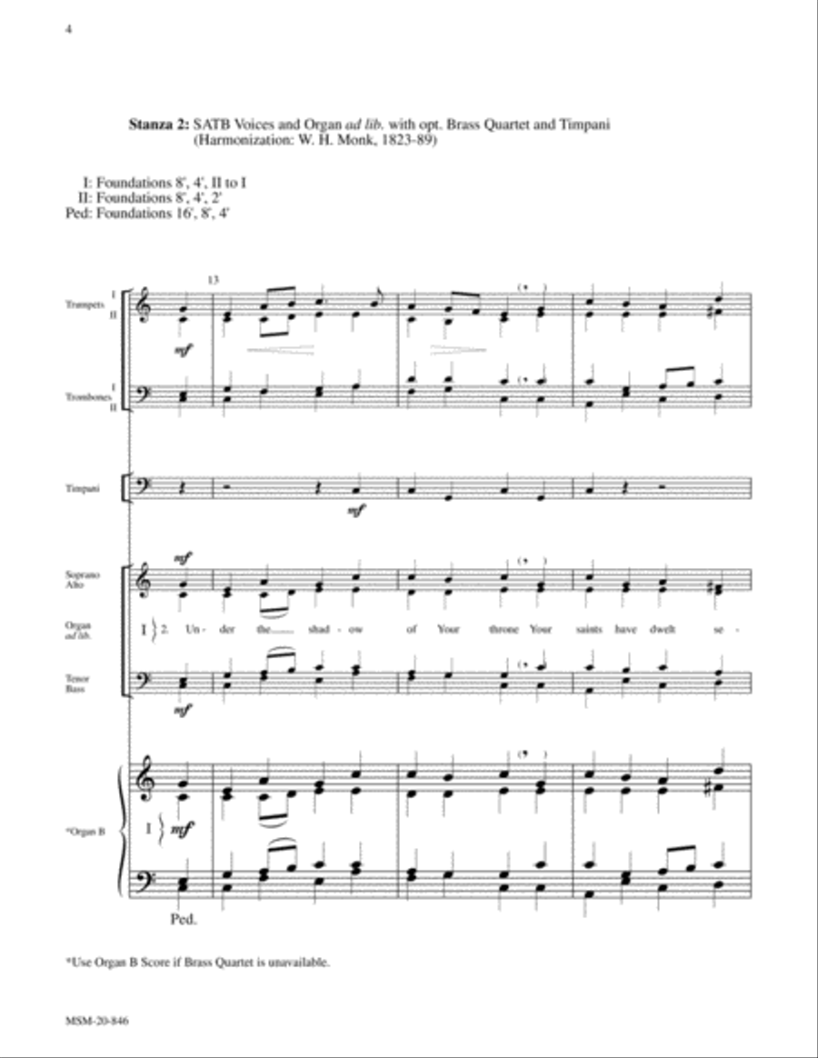 O God, Our Help in Ages Past Women's Choir scores gallery preview page 3