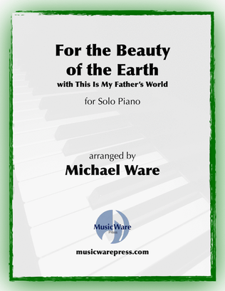 Book cover for For the Beauty of the Earth with This Is My Father's World