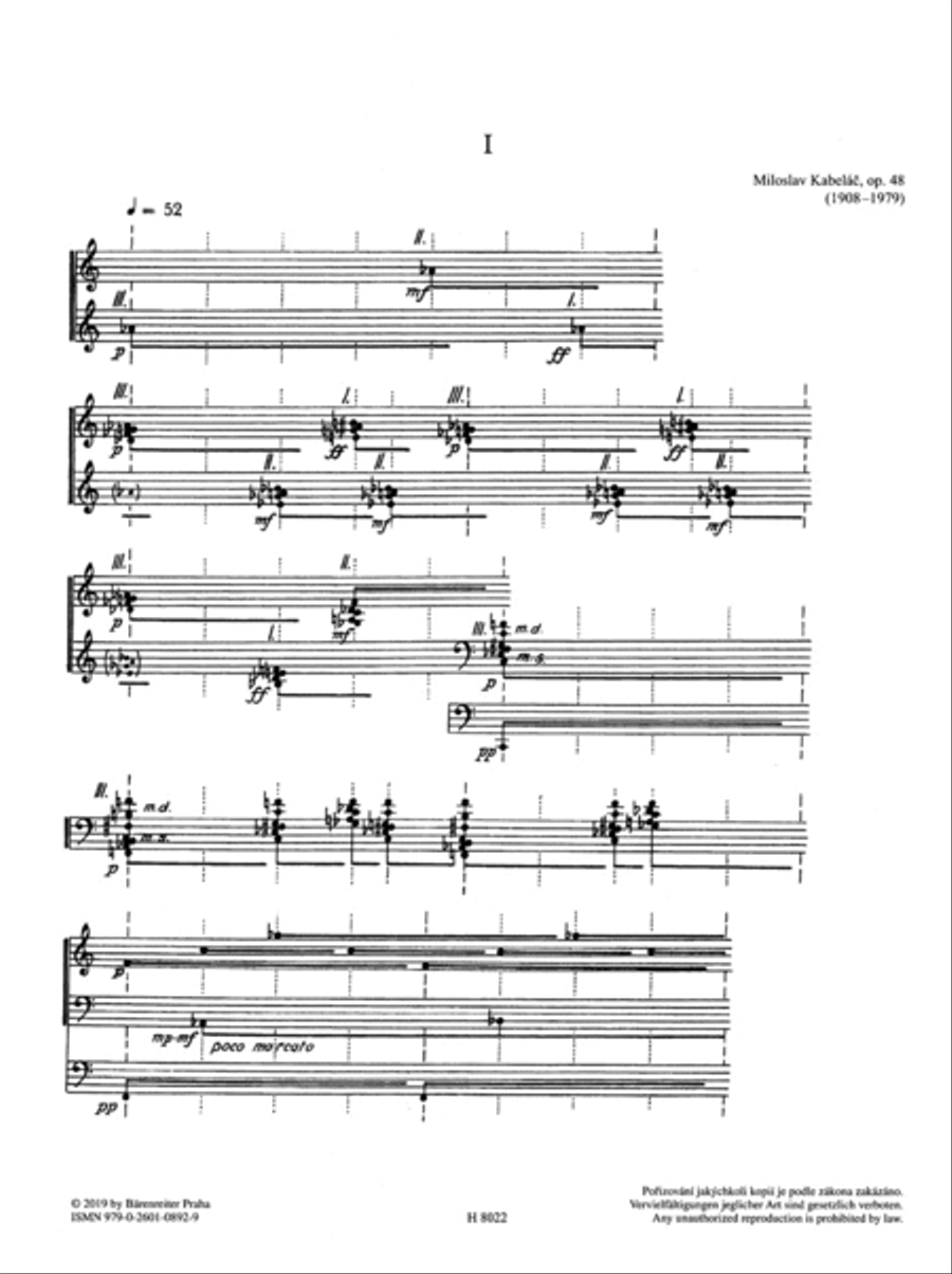 Four Preludes for Organ, op. 48 Organ scores gallery preview page 2