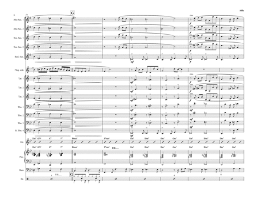 Alfie Jazz Ensemble scores gallery preview page 6