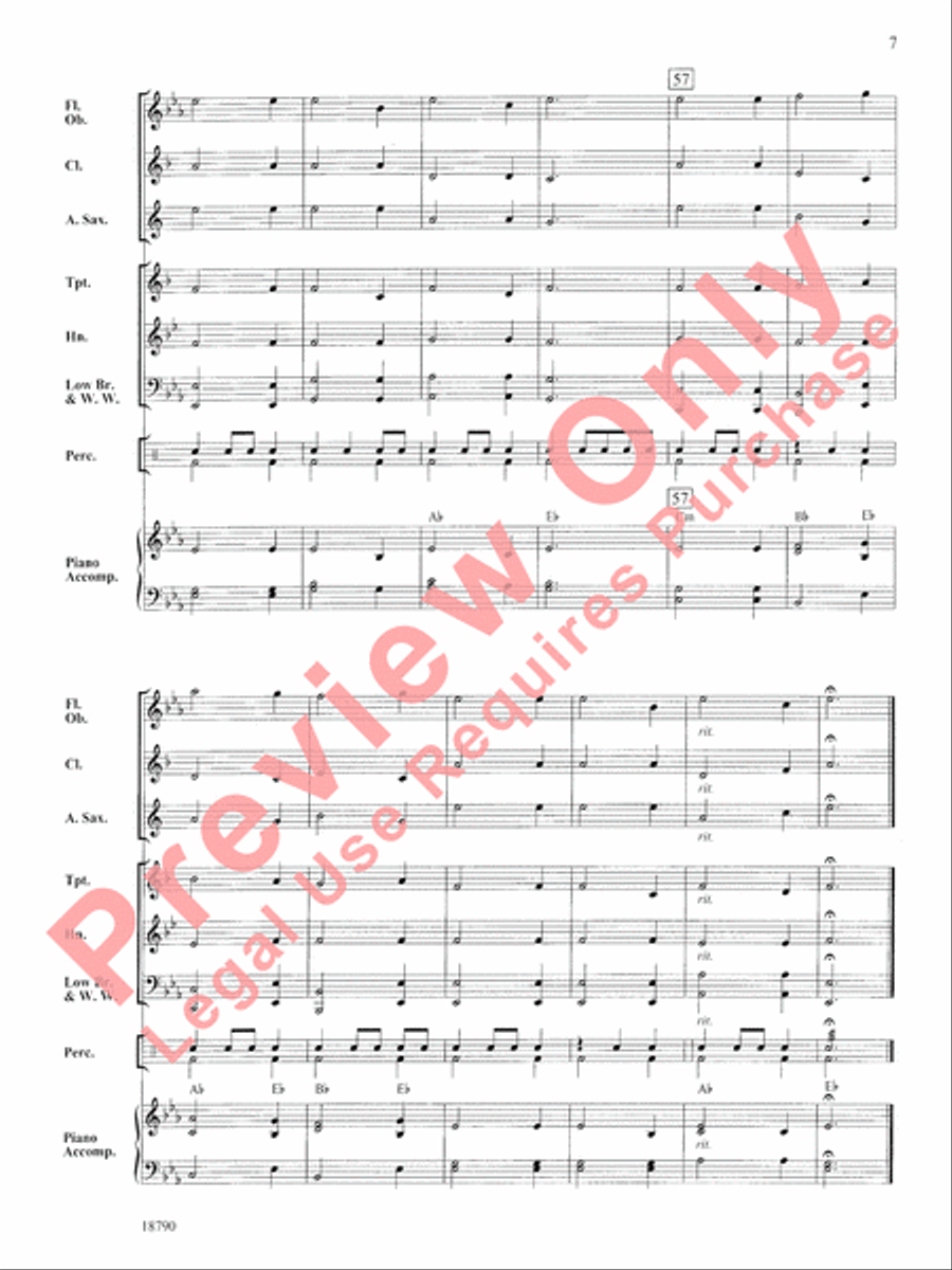Christmas Fun Concert Band scores gallery preview page 8