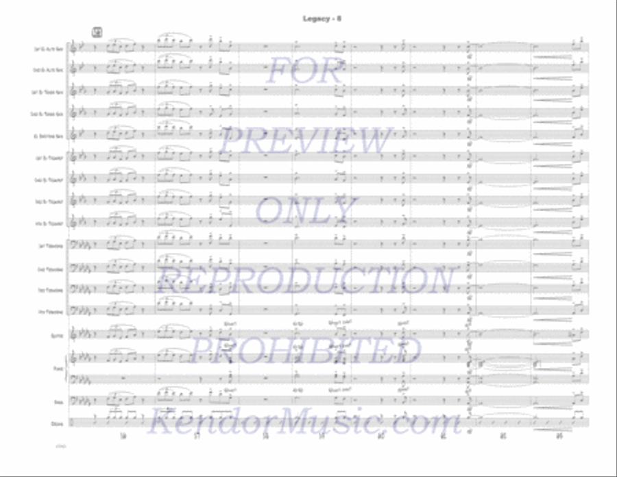 Legacy Jazz Ensemble scores gallery preview page 9