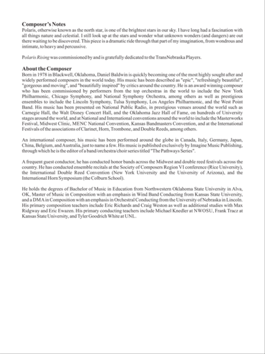 Polaris Rising Flute scores gallery preview page 2