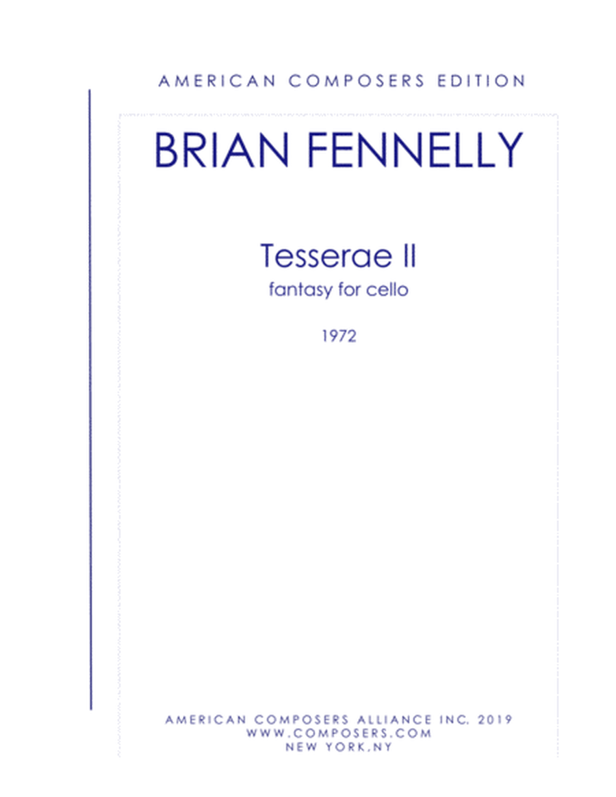 [Fennelly] Tesserae II