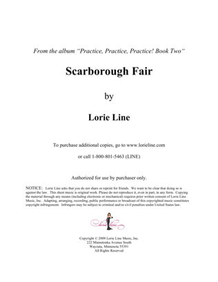 Book cover for Scarborough Fair - EASY!