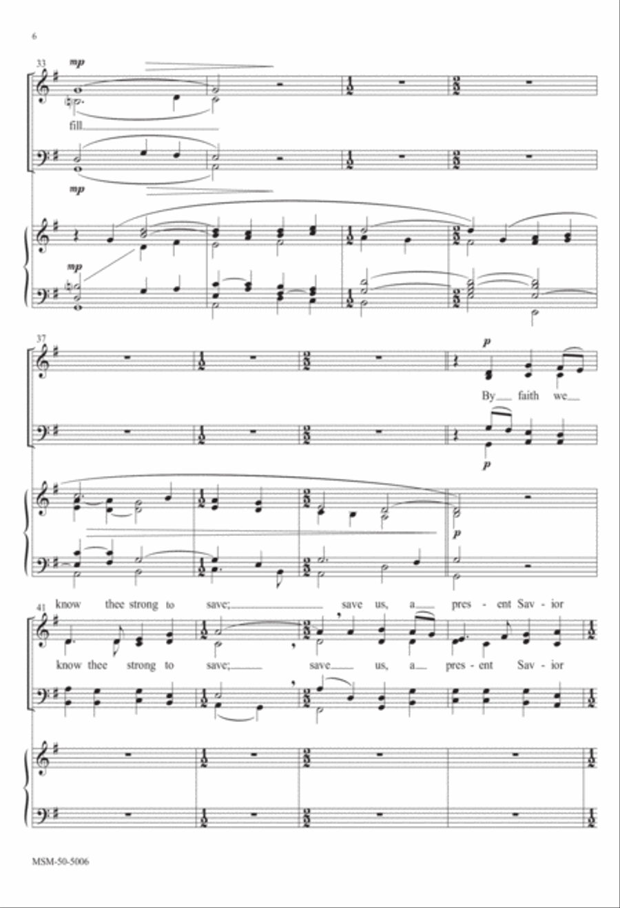 Author of Faith, Eternal Word 4-Part scores gallery preview page 5