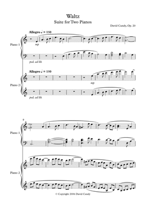 Suite for 2 Pianos, Op. 20 - Full Score