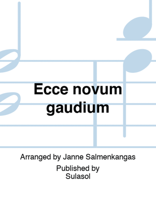 Ecce novum gaudium