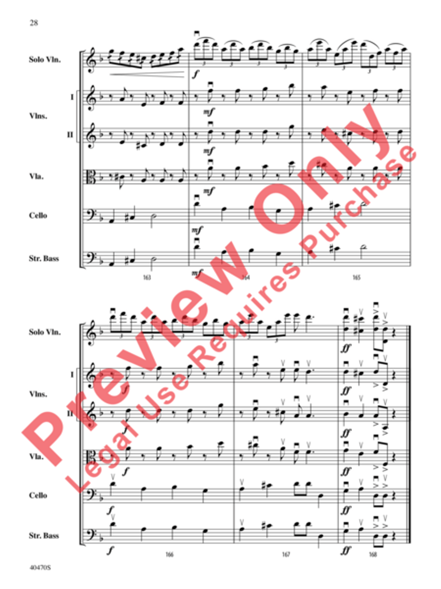 Hungarian Variations String Orchestra scores gallery preview page 29