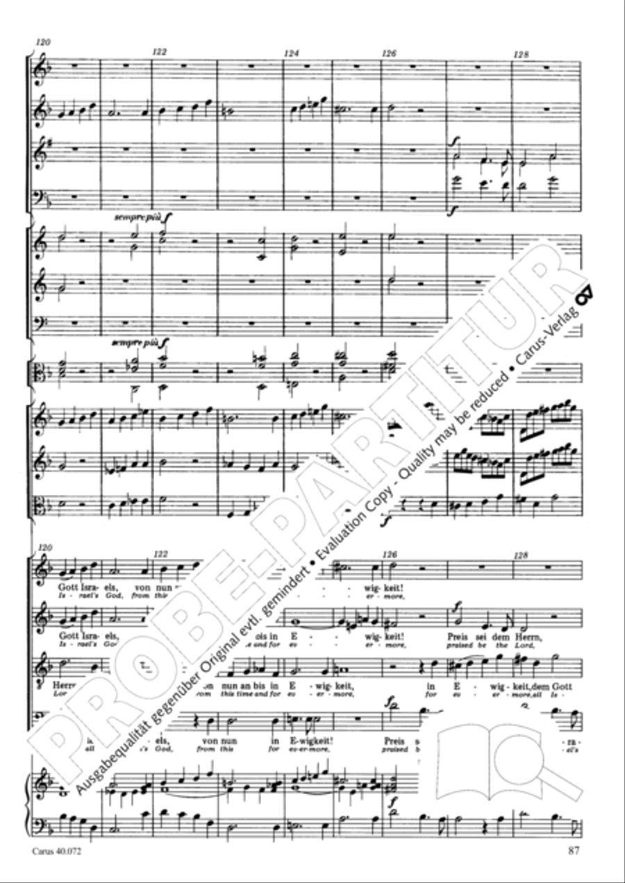 Psalm 42 Psalm 42 4-Part scores gallery preview page 87