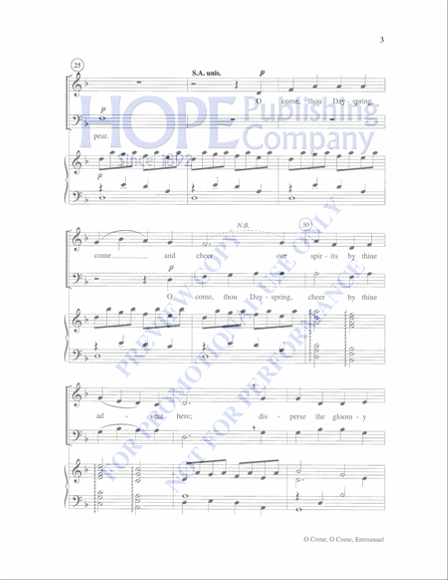 Emmanuel 4-Part scores gallery preview page 7