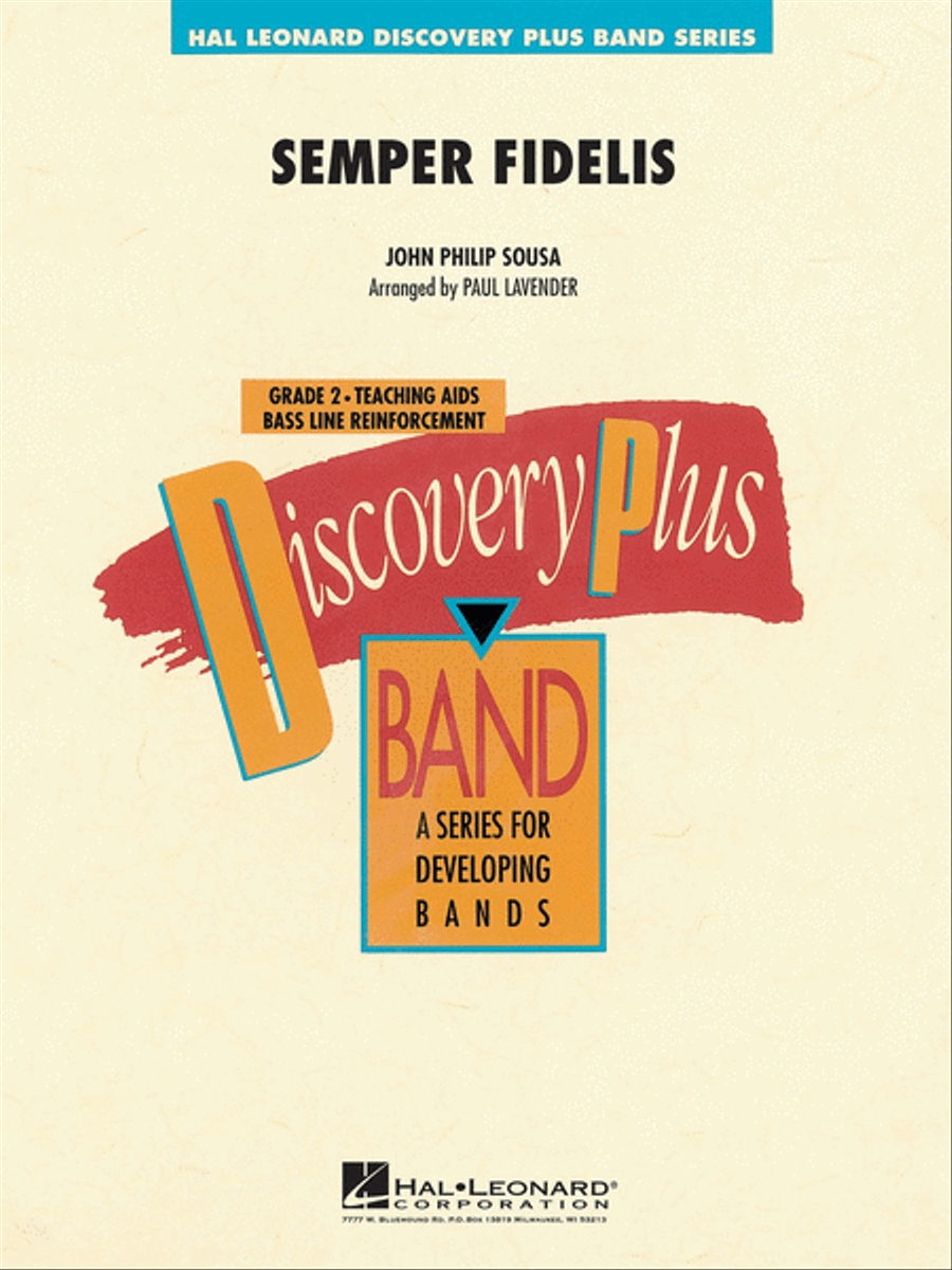 Semper Fidelis by John Philip Sousa Concert Band - Sheet Music