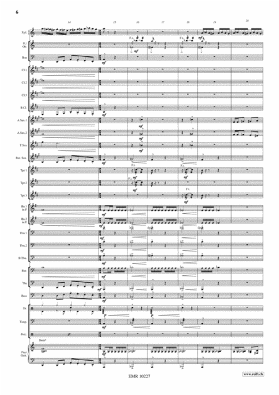 Swingair Bumble Bee Swingair Bumble Bee Concert Band scores gallery preview page 7