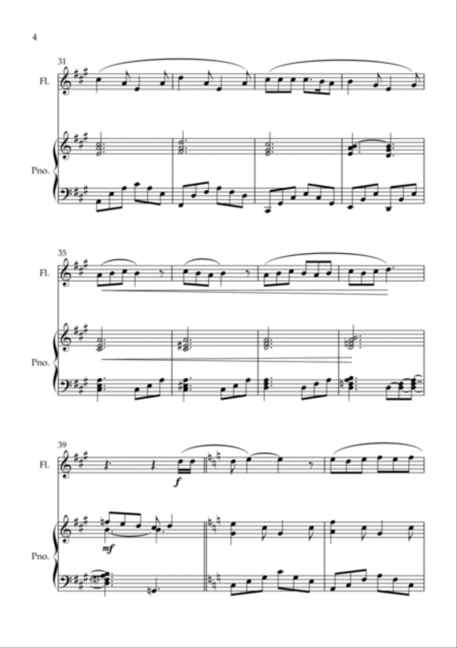 For A Moment Flute Solo scores gallery preview page 4