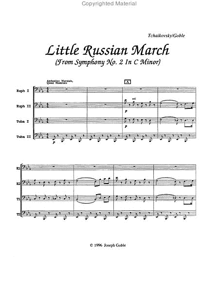 Little Russian March (from Symphony No. 2 in C Minor)