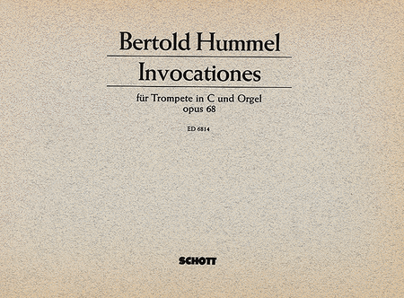 Invocations Op. 68 Trumpet/organ