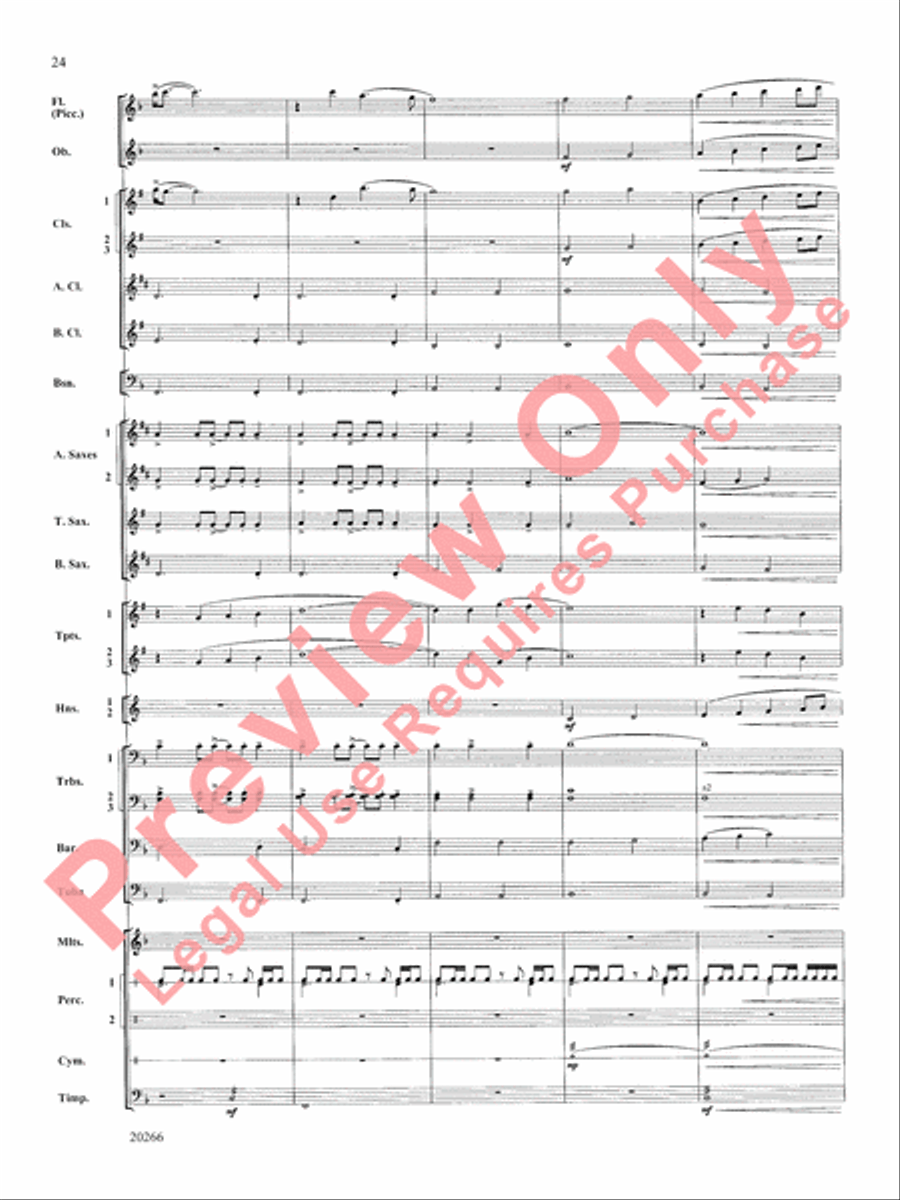 Ghost Fleet Ghost Fleet Concert Band scores gallery preview page 25