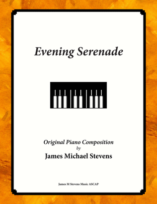 Book cover for Evening Serenade - Romantic Piano