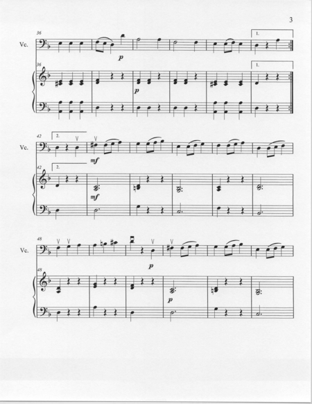 "Scherzino" by Viktor Kosenko (from Four Children's Pieces for Cello)
