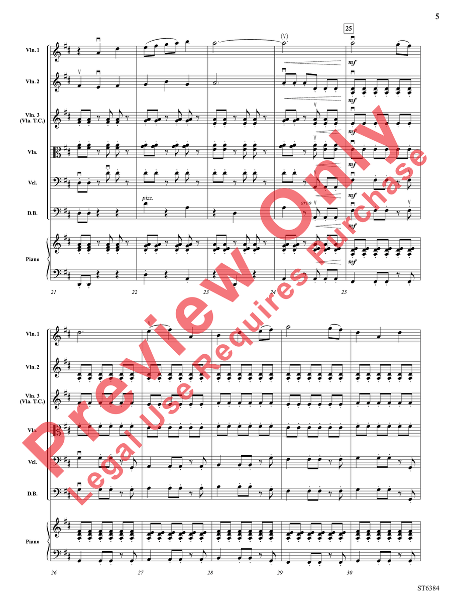 Forever Joyful! Forever Joyful! String Orchestra scores gallery preview page 6