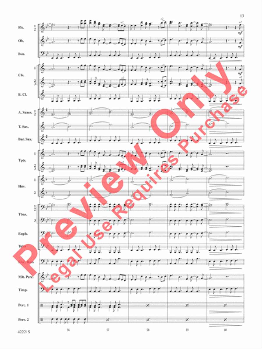 Carry On Carry On Concert Band scores gallery preview page 14