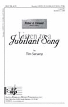 Book cover for Listen to a Jubilant Song - TTBB Octavo