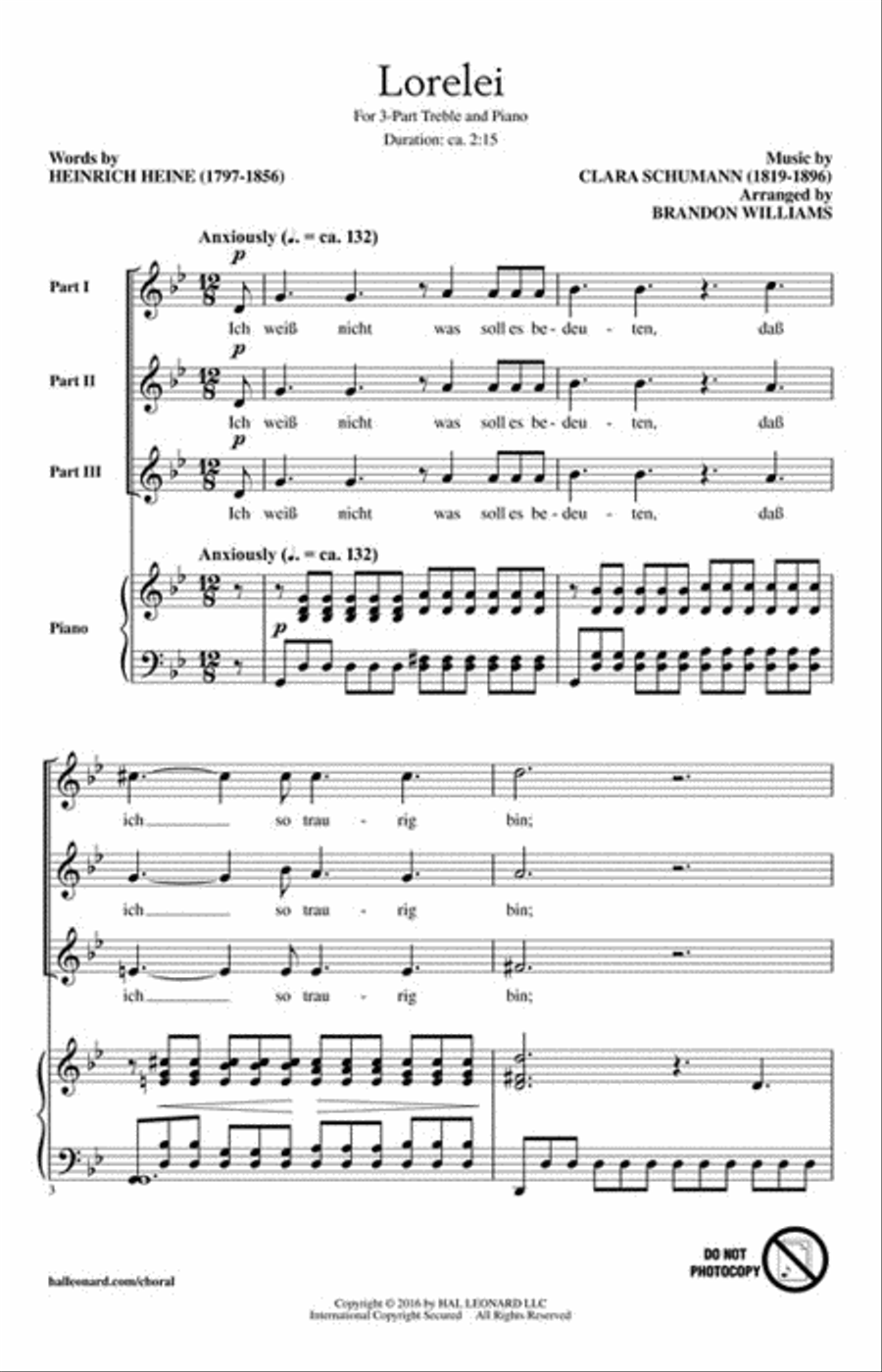 Lorelei 3-Part scores gallery preview page 2