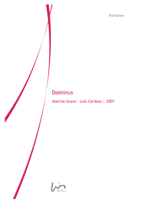 Book cover for Dominus (for Marching Band - Procession)